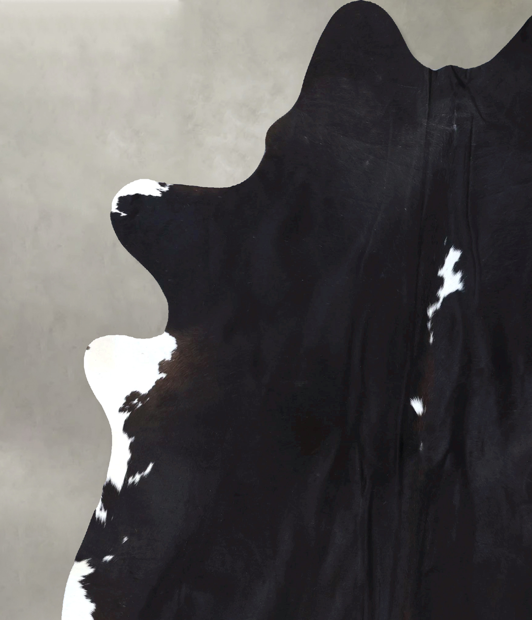 Black and White XX-Large Brazilian Cowhide Rug 8'3"H x 6'10"W #B20198 