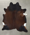Warm Caramel X-Large Brazilian Cowhide Rug 7'3