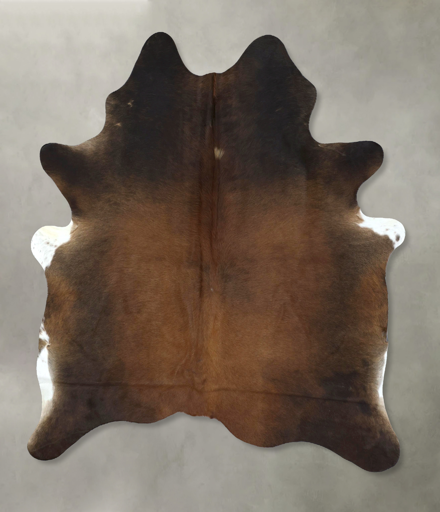 Warm Caramel X-Large Brazilian Cowhide Rug 7'4"H x 5'11"W #B20213 by Hudson Hides