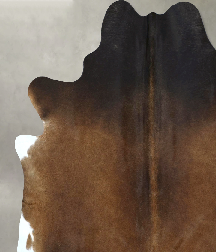 Chocolate XX-Large Brazilian Cowhide Rug 7'6"H x 6'9"W #B20216 by Hudson Hides