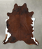 Tricolor XX-Large Brazilian Cowhide Rug 7'4