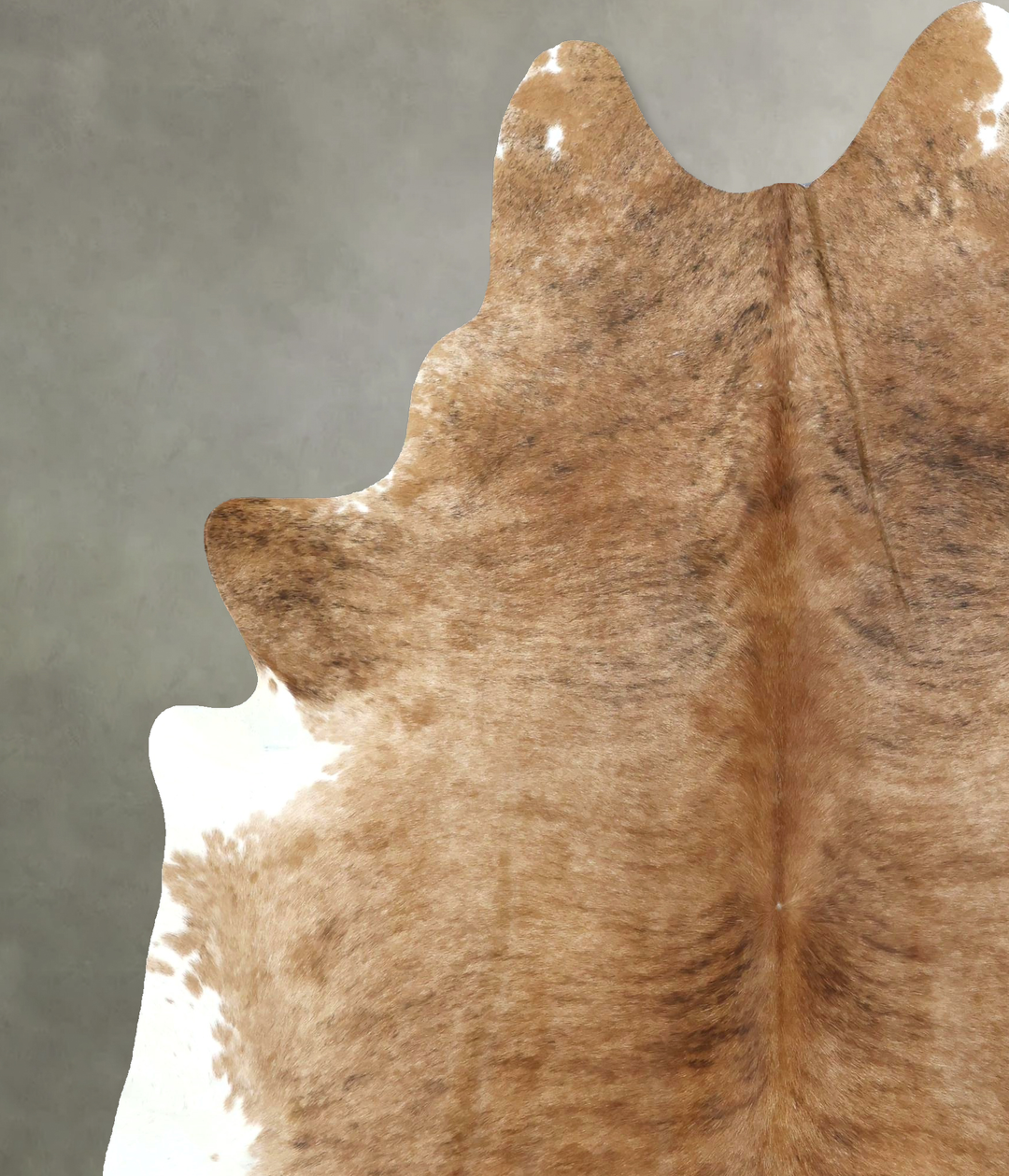 Light Brindle XX-Large Brazilian Cowhide Rug 8'4"H x 6'8"W #B20233 by 
