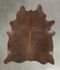 Solid Brown XX-Large Brazilian Cowhide Rug 7'6