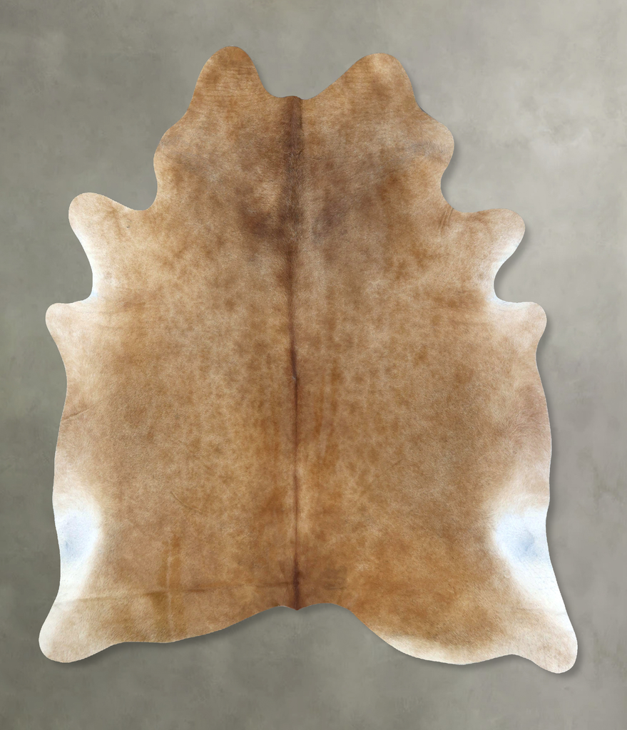 Light Caramel XX-Large Brazilian Cowhide Rug 8'0"H x 6'10"W #B20240 by Hudson Hides