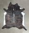 Dark Brindle X-Large Brazilian Cowhide Rug 8'0