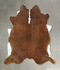 Medium Brindle X-Large Brazilian Cowhide Rug 6'8