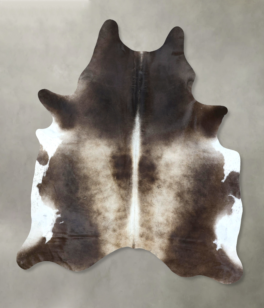 Dark Grey XX-Large Brazilian Cowhide Rug 9'1"H x 7'4"W #B20258 by Hudson Hides