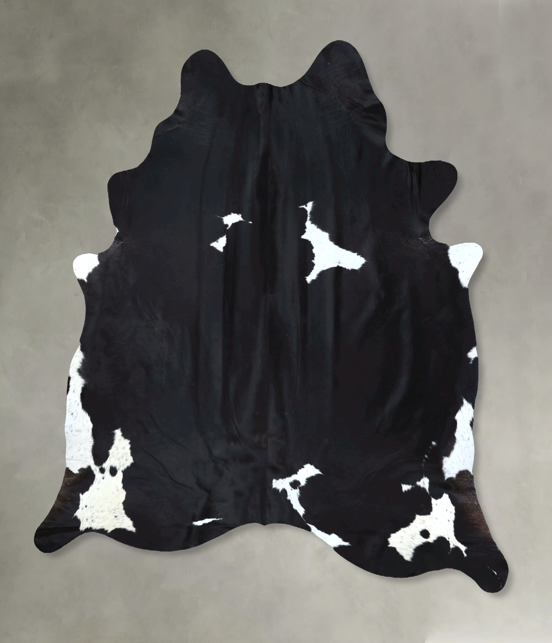Black and White XX-Large Brazilian Cowhide Rug 8'2"H x 6'11"W #B20273 