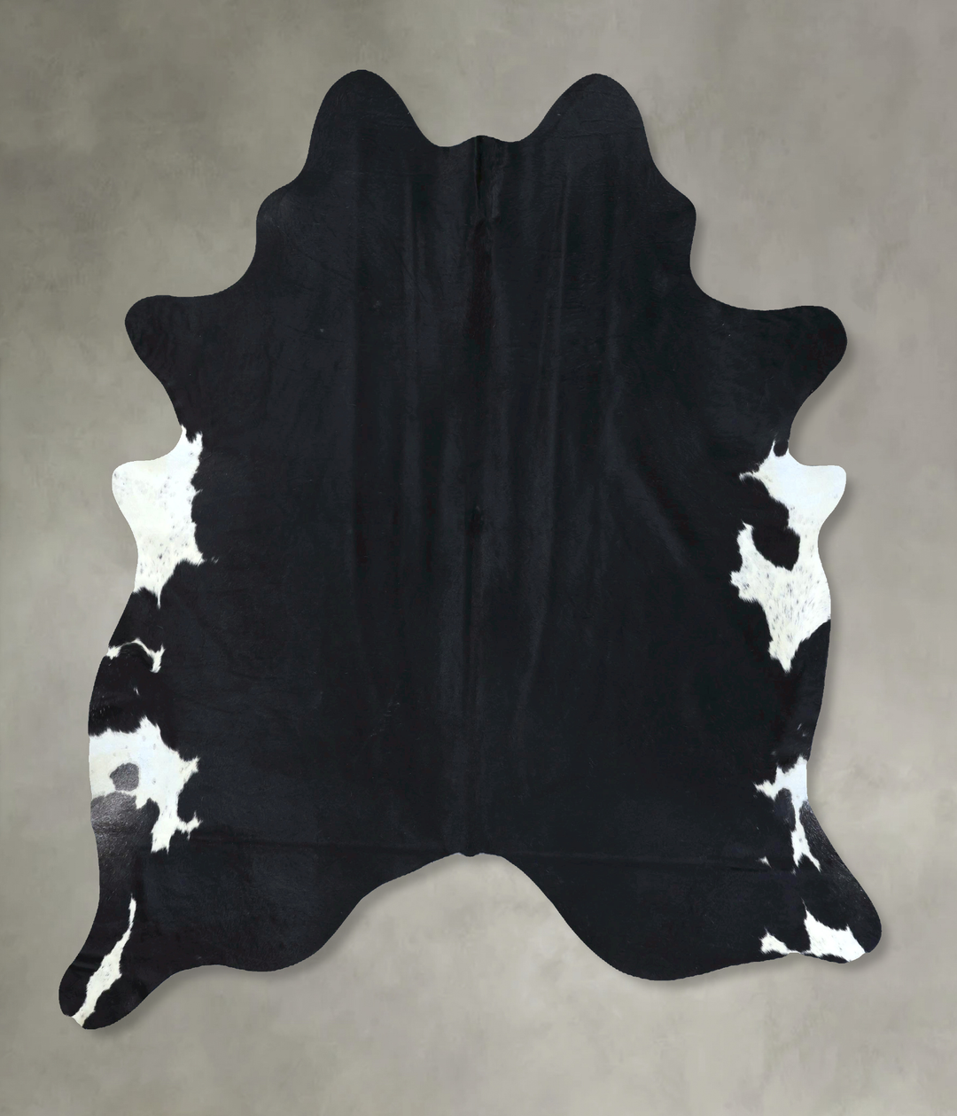 Black and White XX-Large Brazilian Cowhide Rug 7'11"H x 6'5"W #B20279 