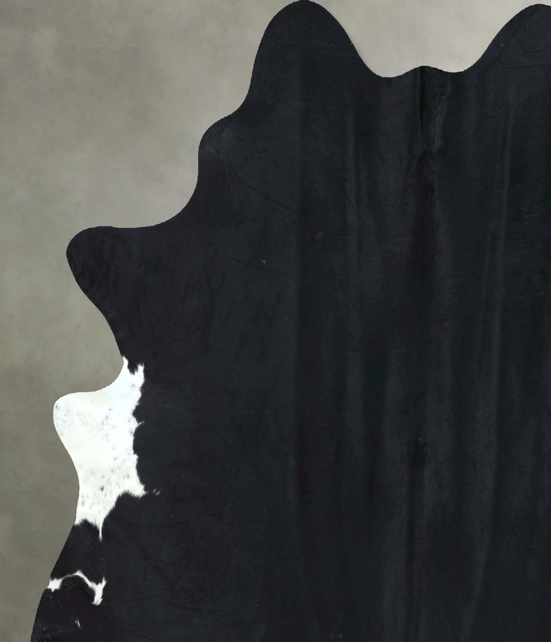 Black and White XX-Large Brazilian Cowhide Rug 7'11"H x 6'5"W #B20279 
