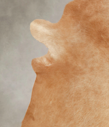 Beige XX-Large Brazilian Cowhide Rug 7'10"H x 6'10"W #B2028 by Hudson Hides