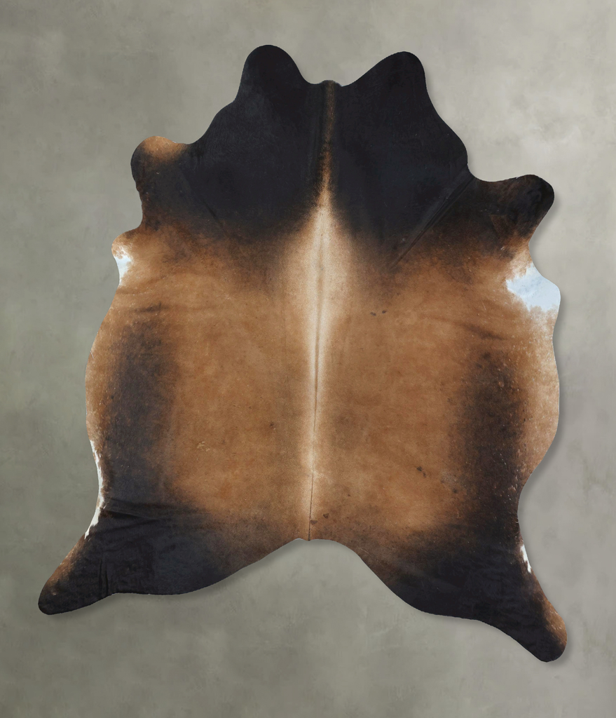 Warm Caramel X-Large Brazilian Cowhide Rug 7'10"H x 6'4"W #B20289 by Hudson Hides