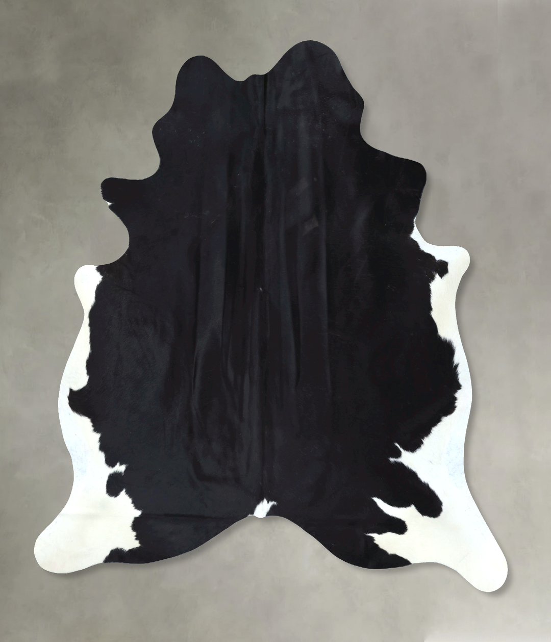 Black and White XX-Large Brazilian Cowhide Rug 7'8"H x 6'7"W #B20293 b