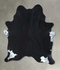 Black and White X-Large Brazilian Cowhide Rug 7'7