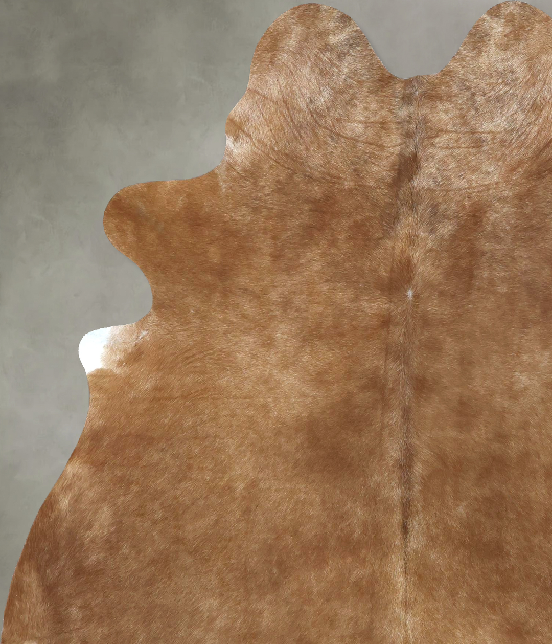 Solid Brown X-Large Brazilian Cowhide Rug 7'4"H x 5'10"W #B20317 by Hu