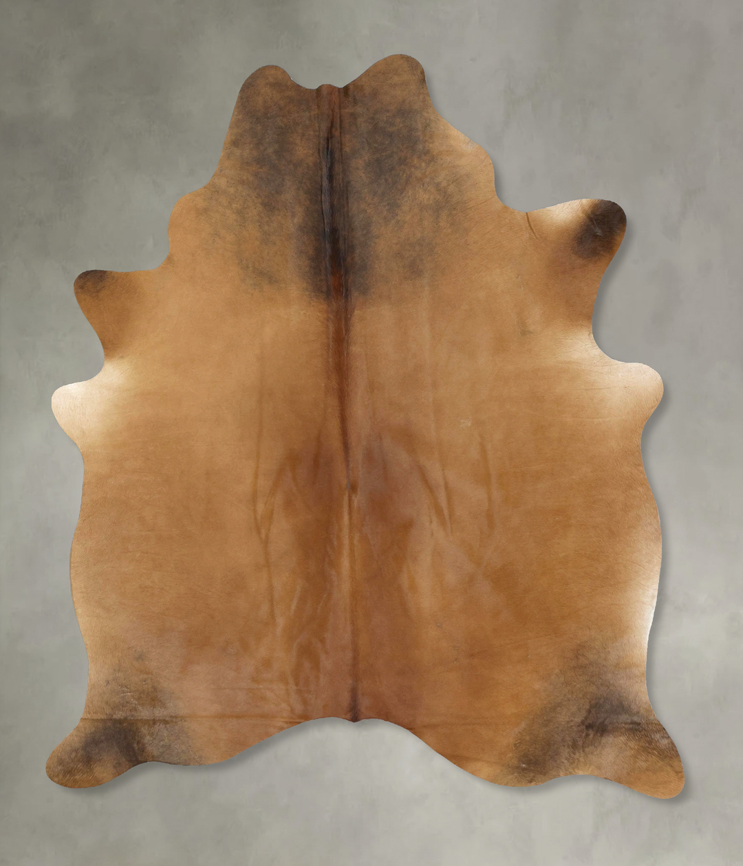 Solid Brown X-Large Brazilian Cowhide Rug 7'9"H x 5'11"W #B20319 by Hu