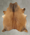 Solid Brown X-Large Brazilian Cowhide Rug 7'9