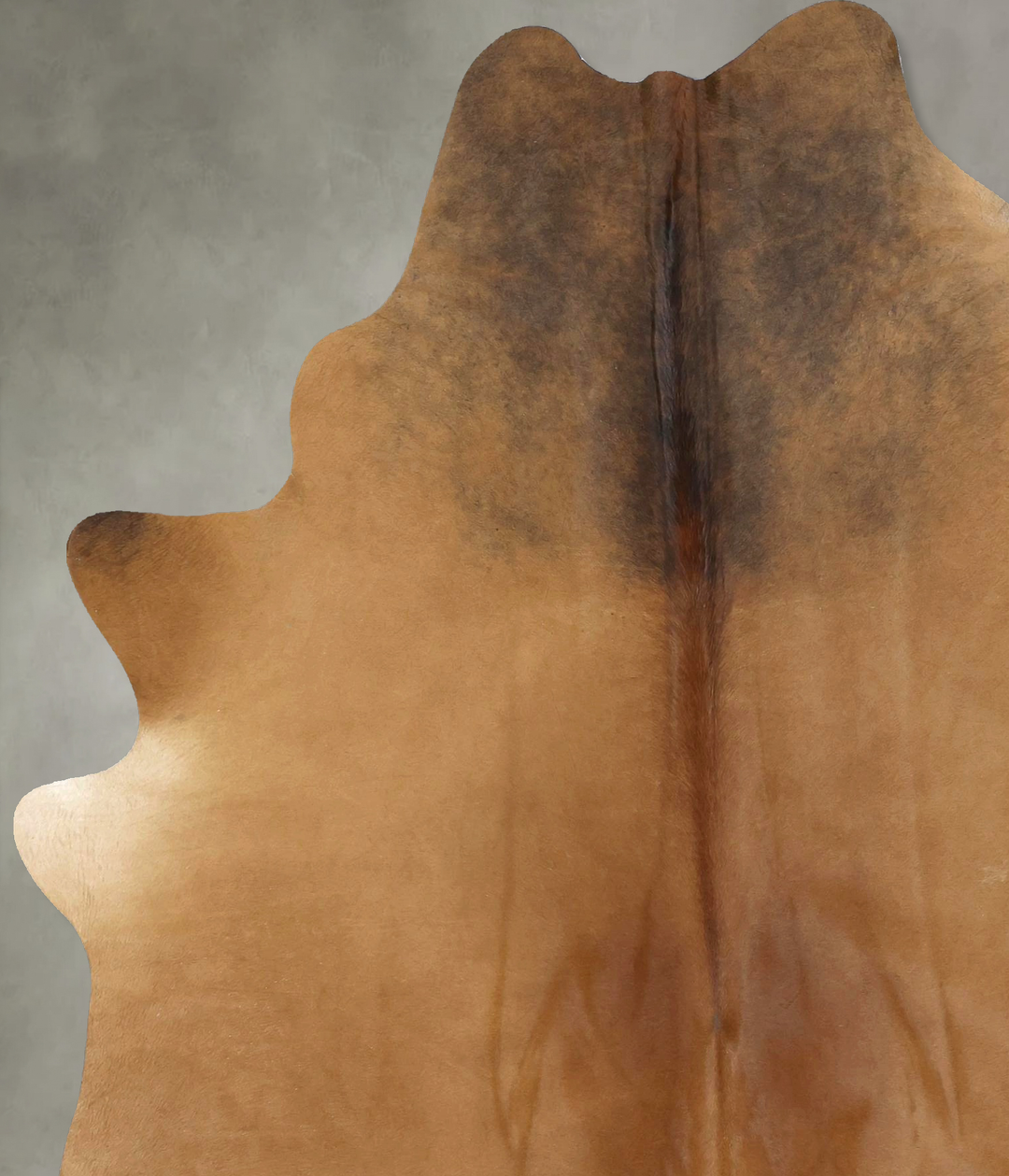 Solid Brown X-Large Brazilian Cowhide Rug 7'9"H x 5'11"W #B20319 by Hu