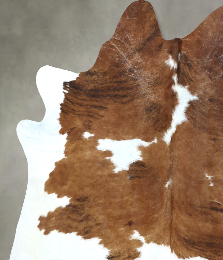 Tricolor X-Large Brazilian Cowhide Rug 7'4"H x 6'5"W #B20320 by Hudson Hides