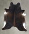 Chocolate X-Large Brazilian Cowhide Rug 7'3