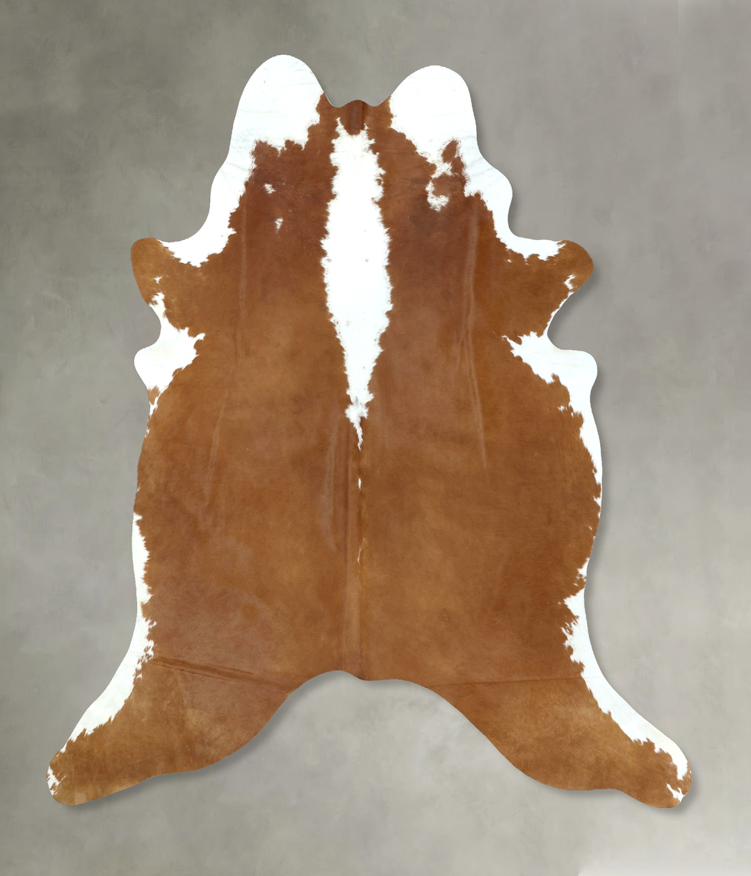 Hereford XX-Large Brazilian Cowhide Rug 8'1"H x 6'11"W #B20331 by Huds