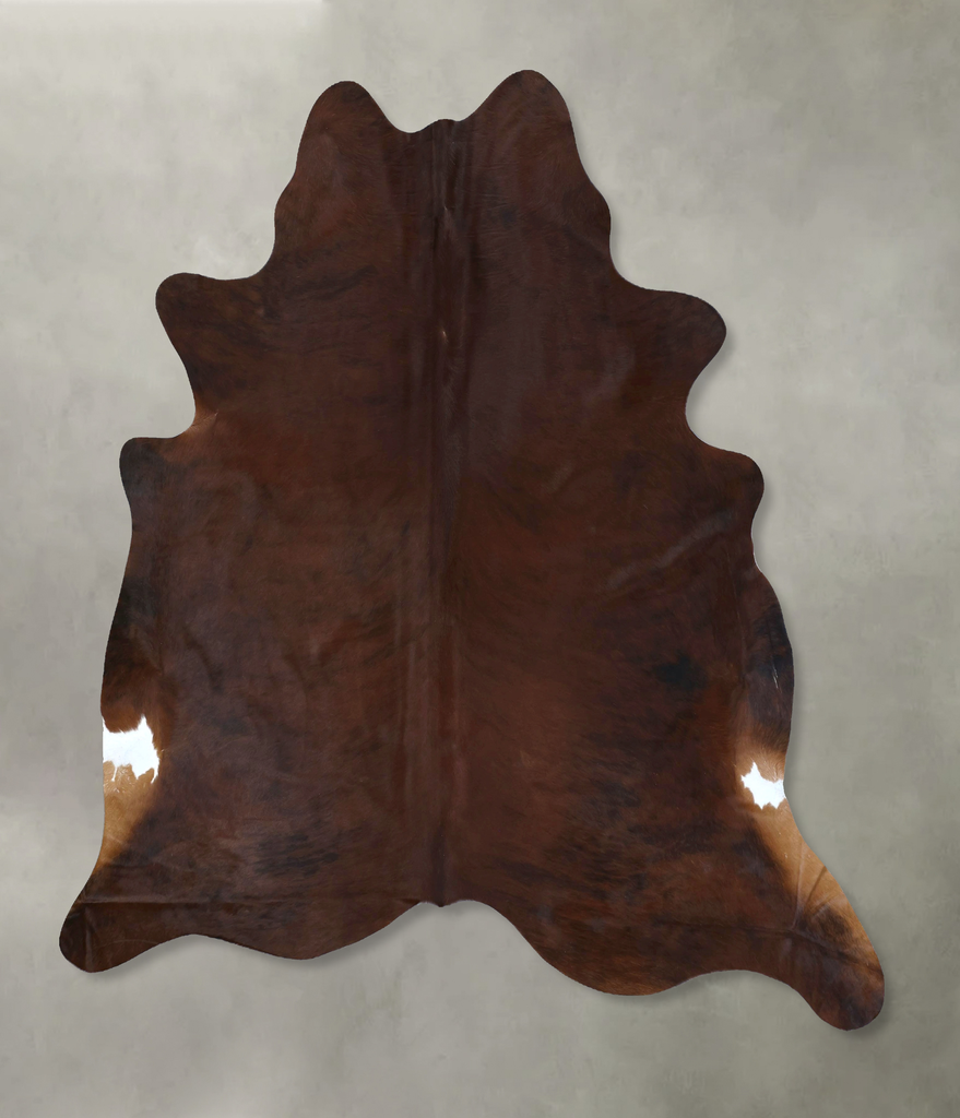 Dark Brindle XX-Large Brazilian Cowhide Rug 7'10"H x 6'11"W #B20339 by Hudson Hides