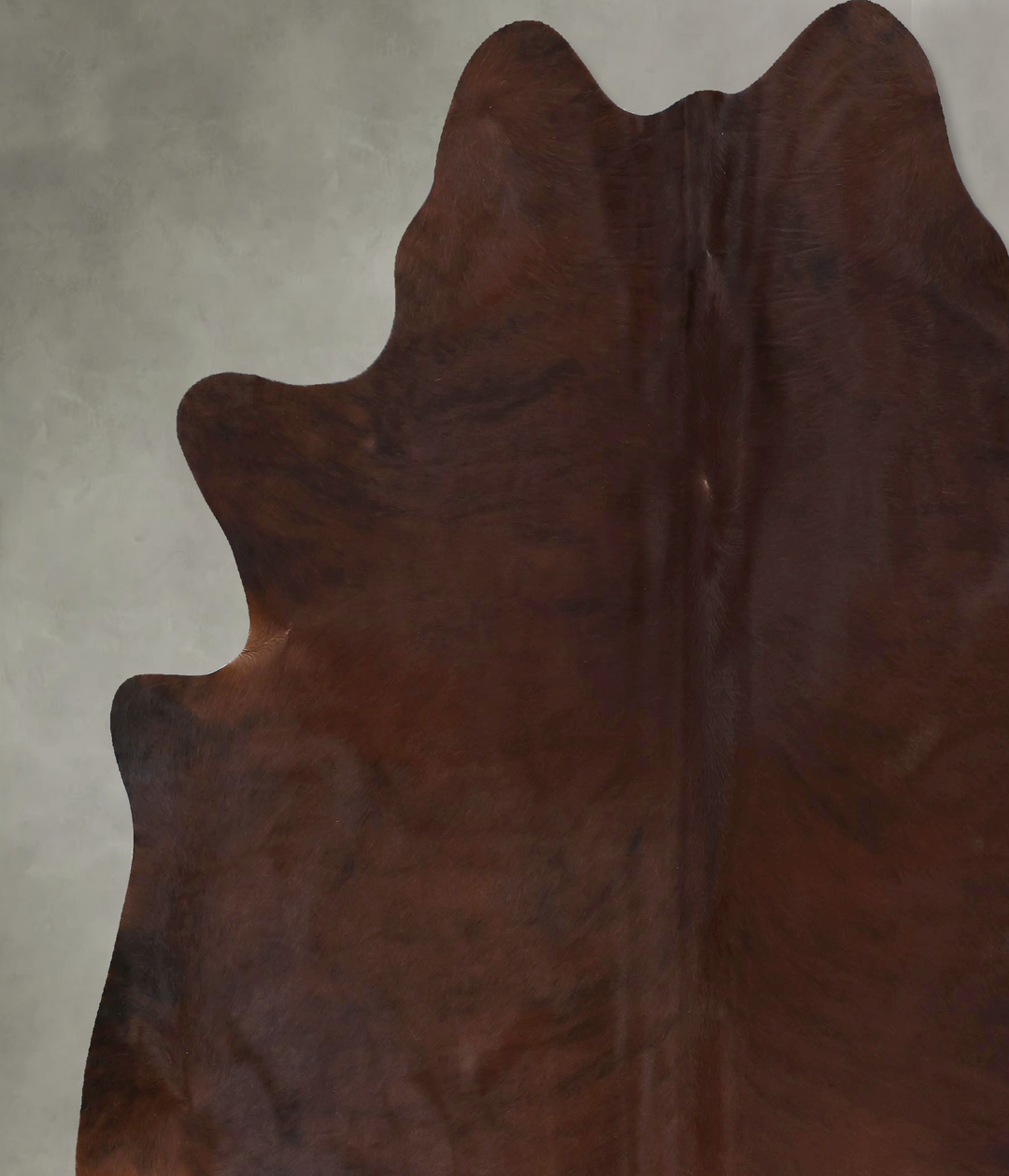 Dark Brindle XX-Large Brazilian Cowhide Rug 7'10"H x 6'11"W #B20339 by