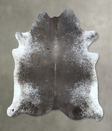 Medium Grey X-Large Brazilian Cowhide Rug 7'0"H x 6'5"W #B20340 by Hudson Hides