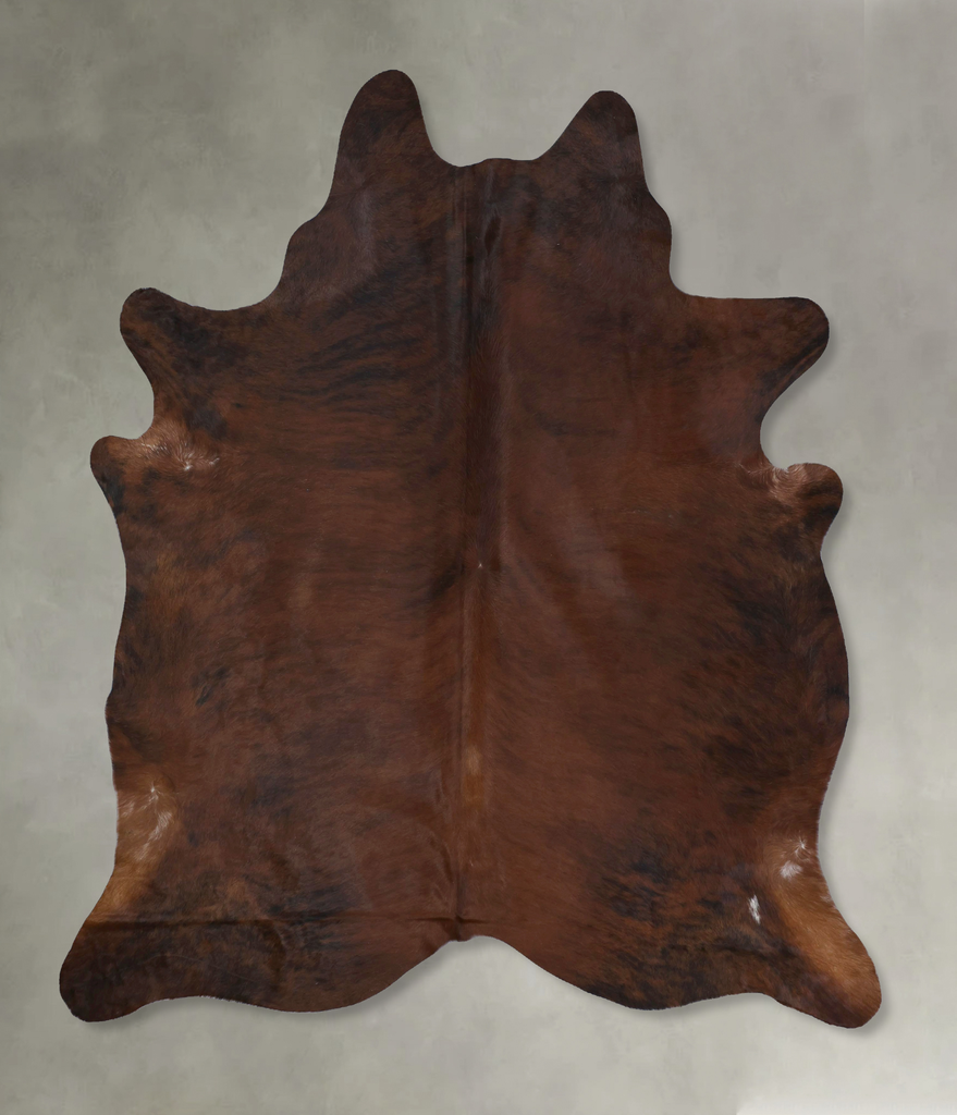 Medium Brindle XX-Large Brazilian Cowhide Rug 8'4"H x 6'10"W #B20343 by Hudson Hides