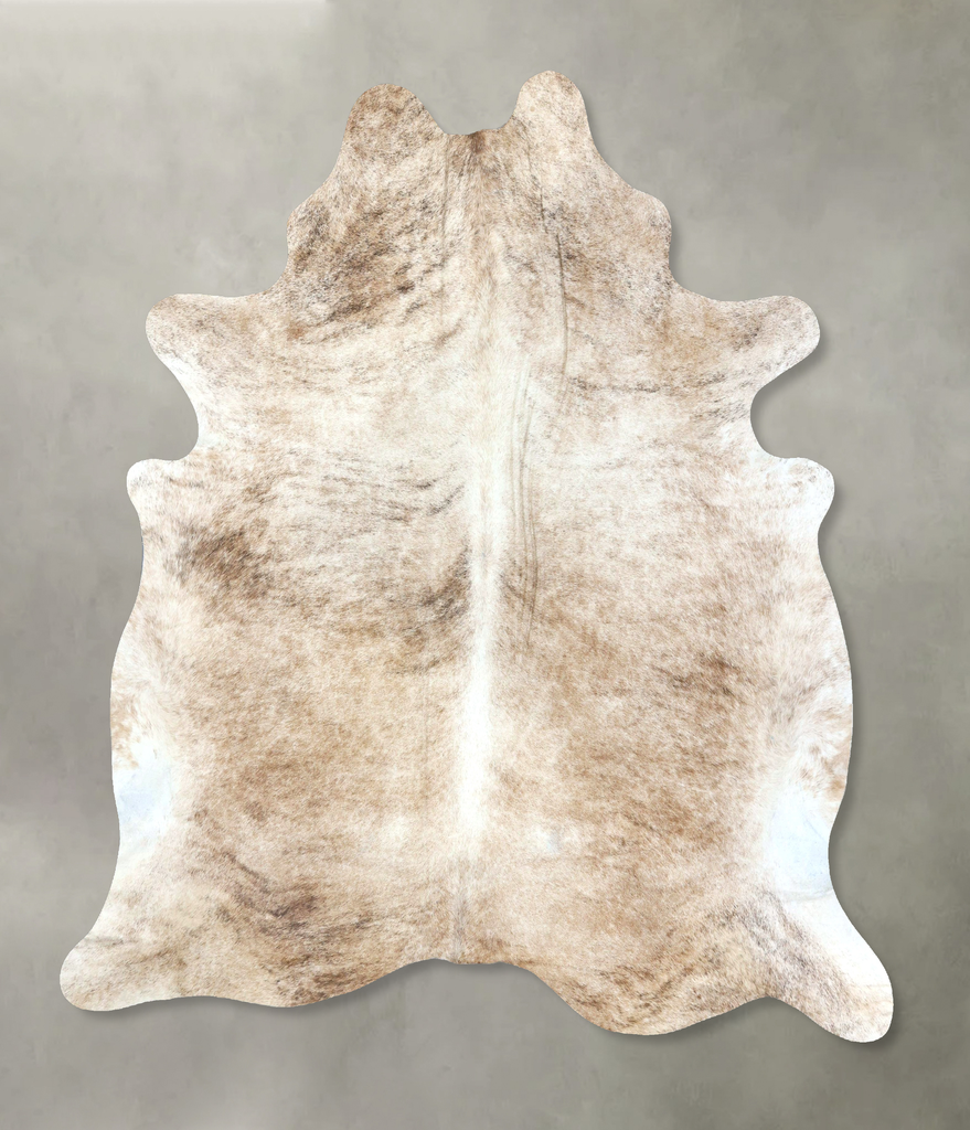 Light Brindle XX-Large Brazilian Cowhide Rug 7'11"H x 7'1"W #B20350 by Hudson Hides