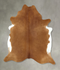 Solid Brown XX-Large Brazilian Cowhide Rug 7'7