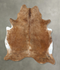 Light Caramel X-Large Brazilian Cowhide Rug 7'8