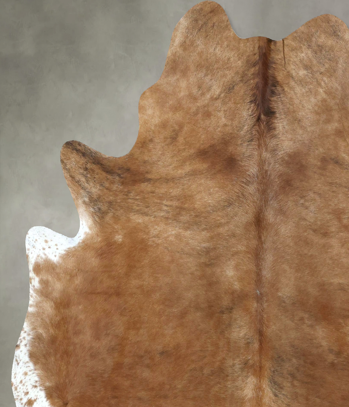 Light Caramel X-Large Brazilian Cowhide Rug 7'8"H x 6'4"W #B20369 by Hudson Hides
