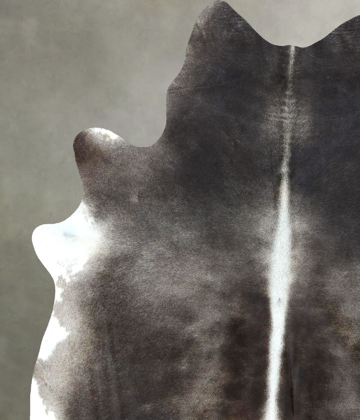 Dark Grey XX-Large Brazilian Cowhide Rug 8'3"H x 6'3"W #B20384 by Hudson Hides