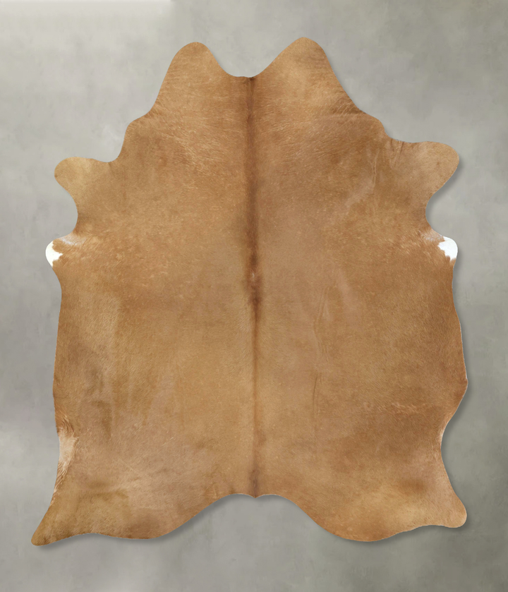 Beige XX-Large Brazilian Cowhide Rug 8'3"H x 6'7"W #B20395 by Hudson Hides