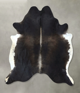 Dark Grey XX-Large Brazilian Cowhide Rug 7'9"H x 6'7"W #B20403 by Hudson Hides