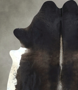 Dark Grey XX-Large Brazilian Cowhide Rug 7'9"H x 6'7"W #B20403 by Hudson Hides