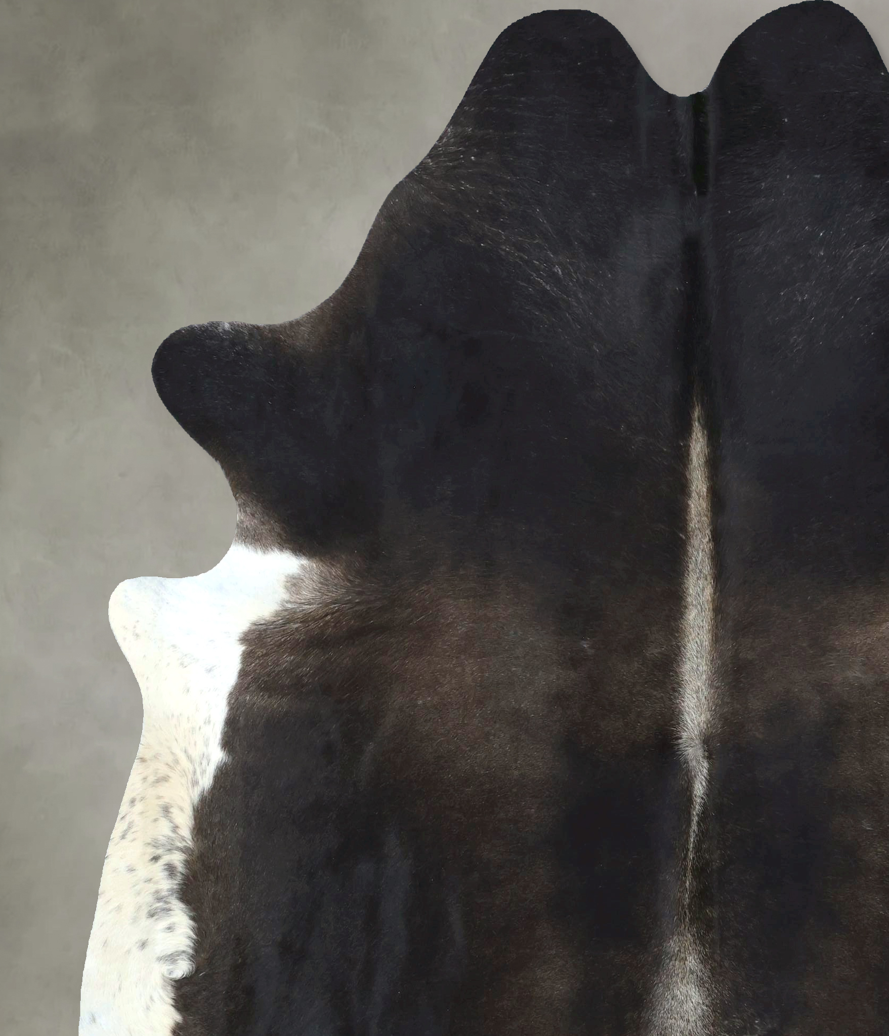 Dark Grey Cowhide Rug #B20403