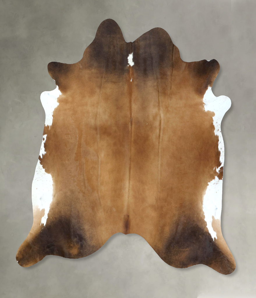 Warm Caramel X-Large Brazilian Cowhide Rug 7'4"H x 6'9"W #B20406 by Hudson Hides