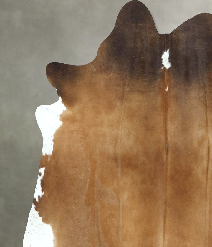 Warm Caramel X-Large Brazilian Cowhide Rug 7'4"H x 6'9"W #B20406 by Hudson Hides