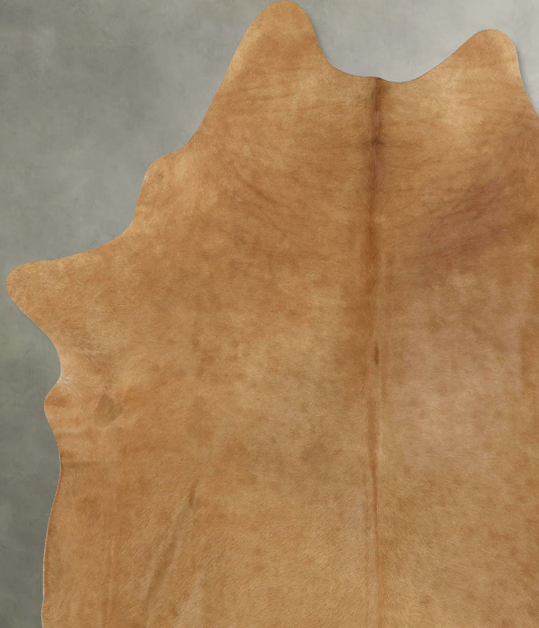 Solid Brown XX-Large Brazilian Cowhide Rug 8'3"H x 6'10"W #B20411 by H