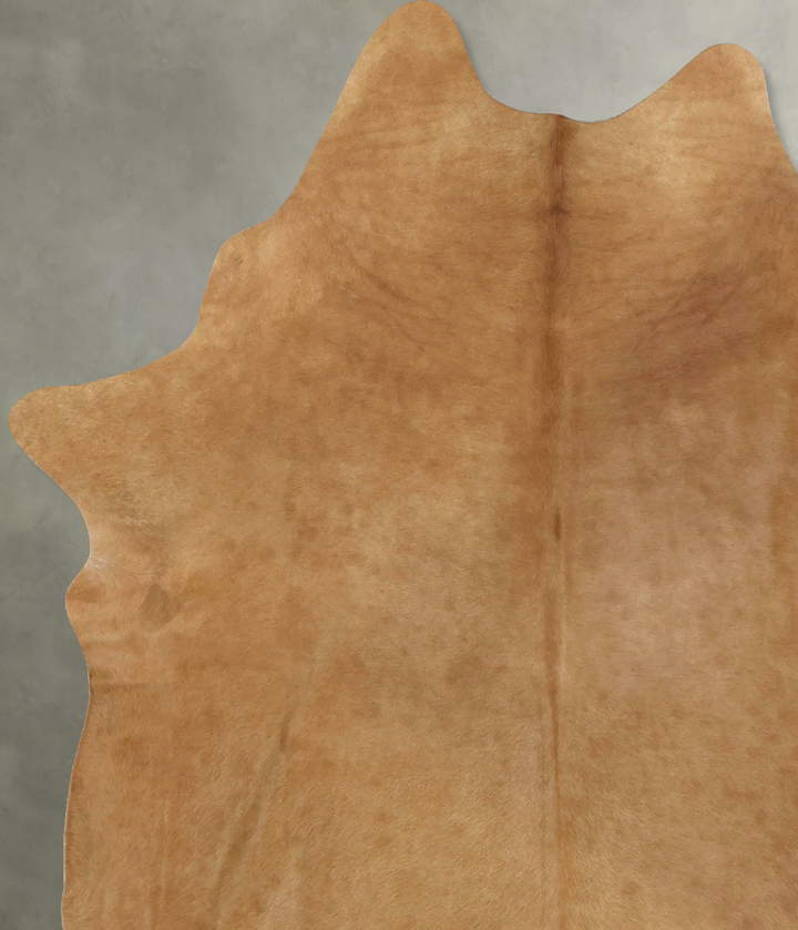 Solid Brown XX-Large Brazilian Cowhide Rug 8'3"H x 6'10"W #B20411 by Hudson Hides