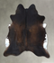 Chocolate X-Large Brazilian Cowhide Rug 7'4