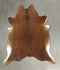 Solid Brown X-Large Brazilian Cowhide Rug 7'2