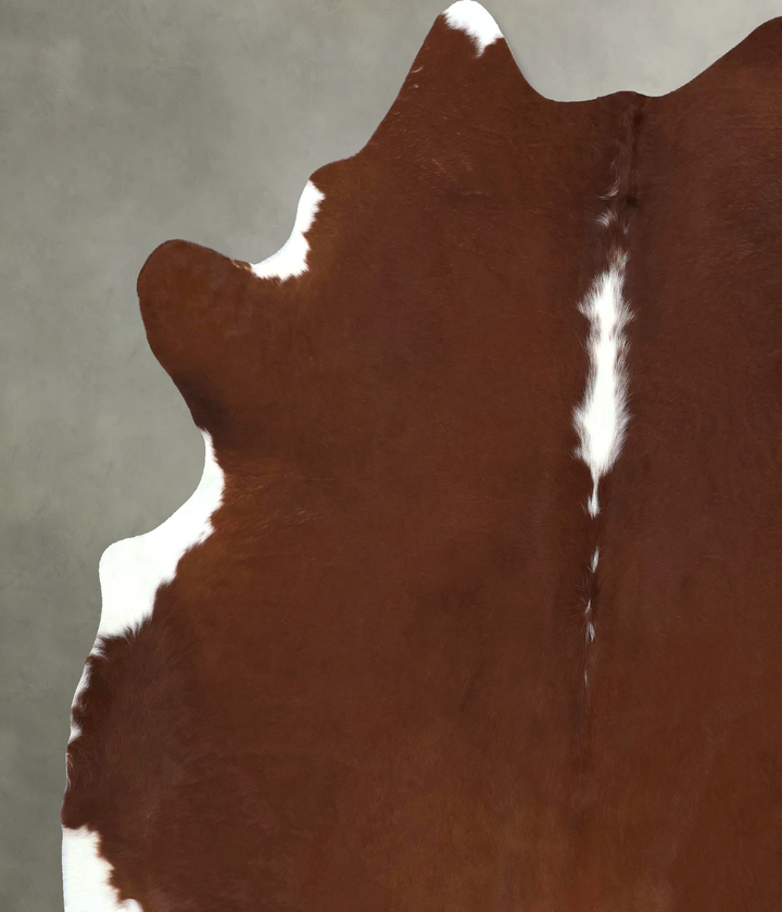 Hereford XX-Large Brazilian Cowhide Rug 8'3"H x 7'4"W #B20438 by Hudson Hides