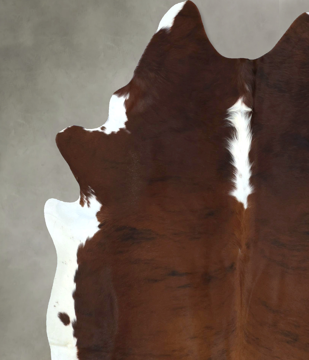 Dark Brindle X-Large Brazilian Cowhide Rug 7'10"H x 6'5"W #B20446 by H