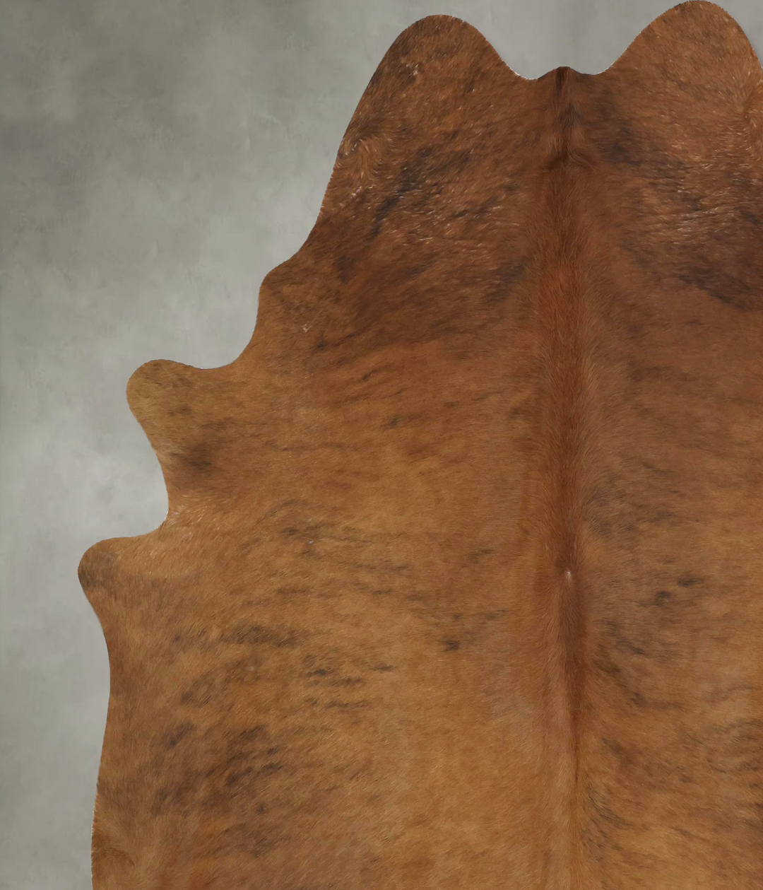 Medium Brindle XX-Large Brazilian Cowhide Rug 8'2"H x 6'8"W #B20449 by
