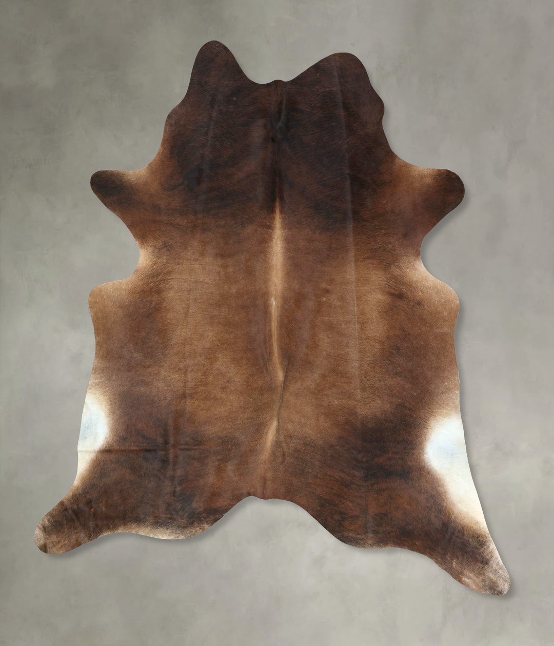 Chocolate XX-Large Brazilian Cowhide Rug 8'6"H x 7'4"W #B20456 by Huds