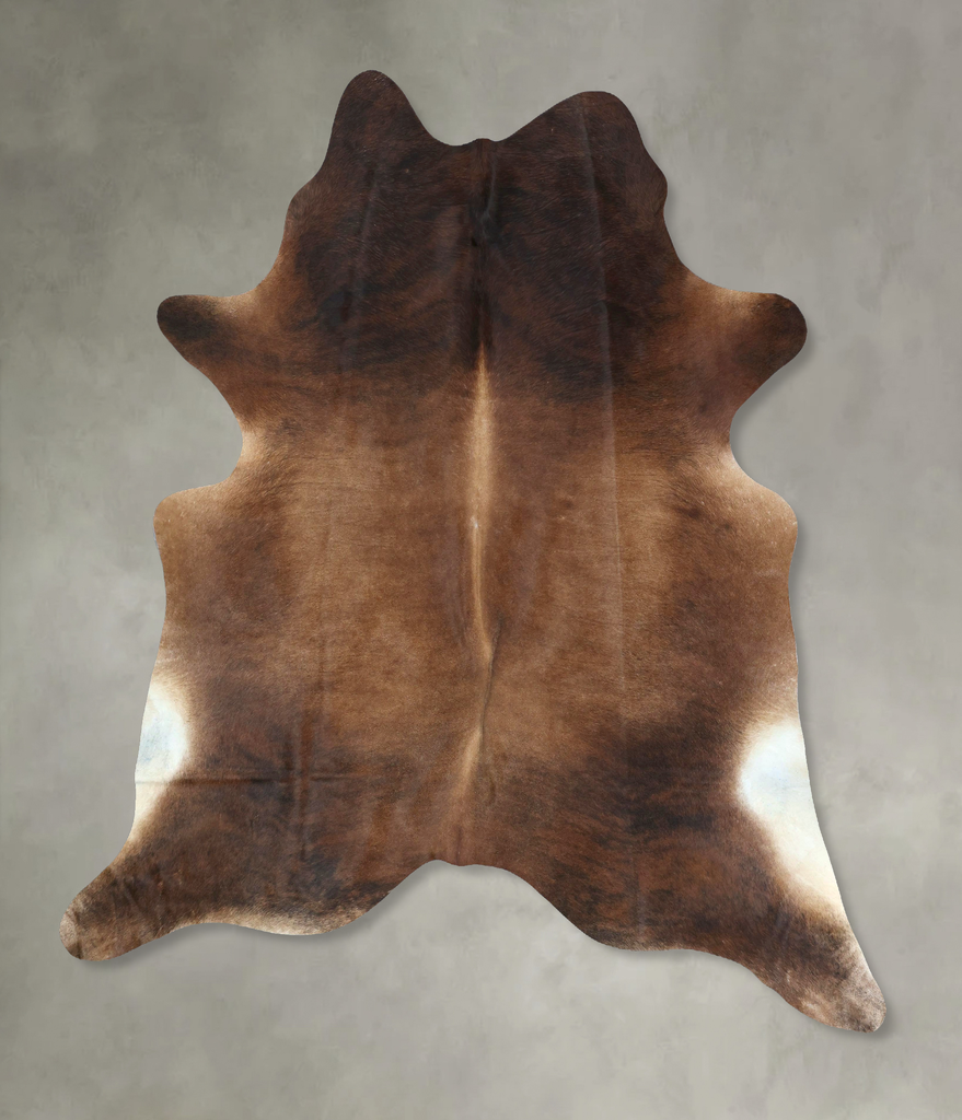 Chocolate XX-Large Brazilian Cowhide Rug 8'6"H x 7'4"W #B20456 by Hudson Hides