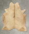 Beige X-Large Brazilian Cowhide Rug 7'7